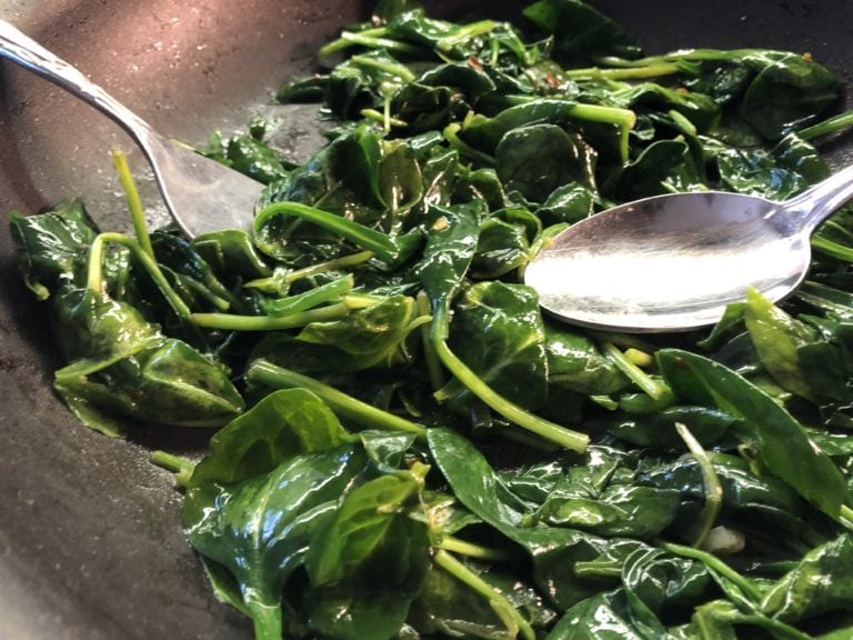 Sautéed Spinach
