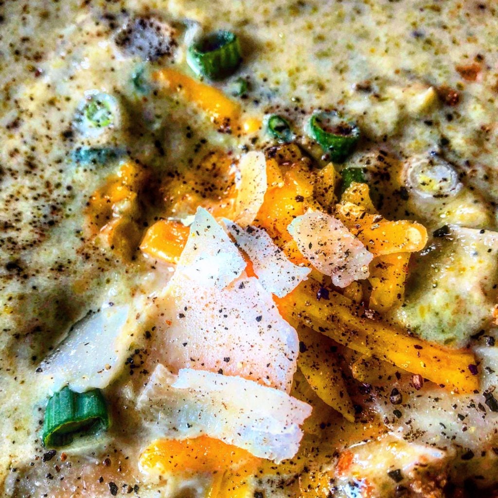 Broccoli with Potato and Cheese Soup