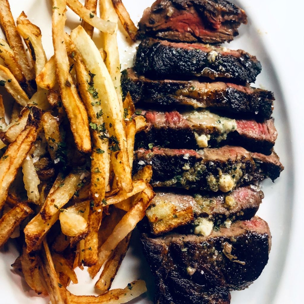 Happy Birthday - Iron Skillet Ribeye Steak
