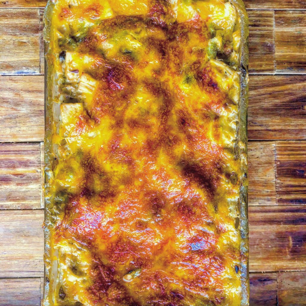 New Mexico Green Chile Chicken Casserole
