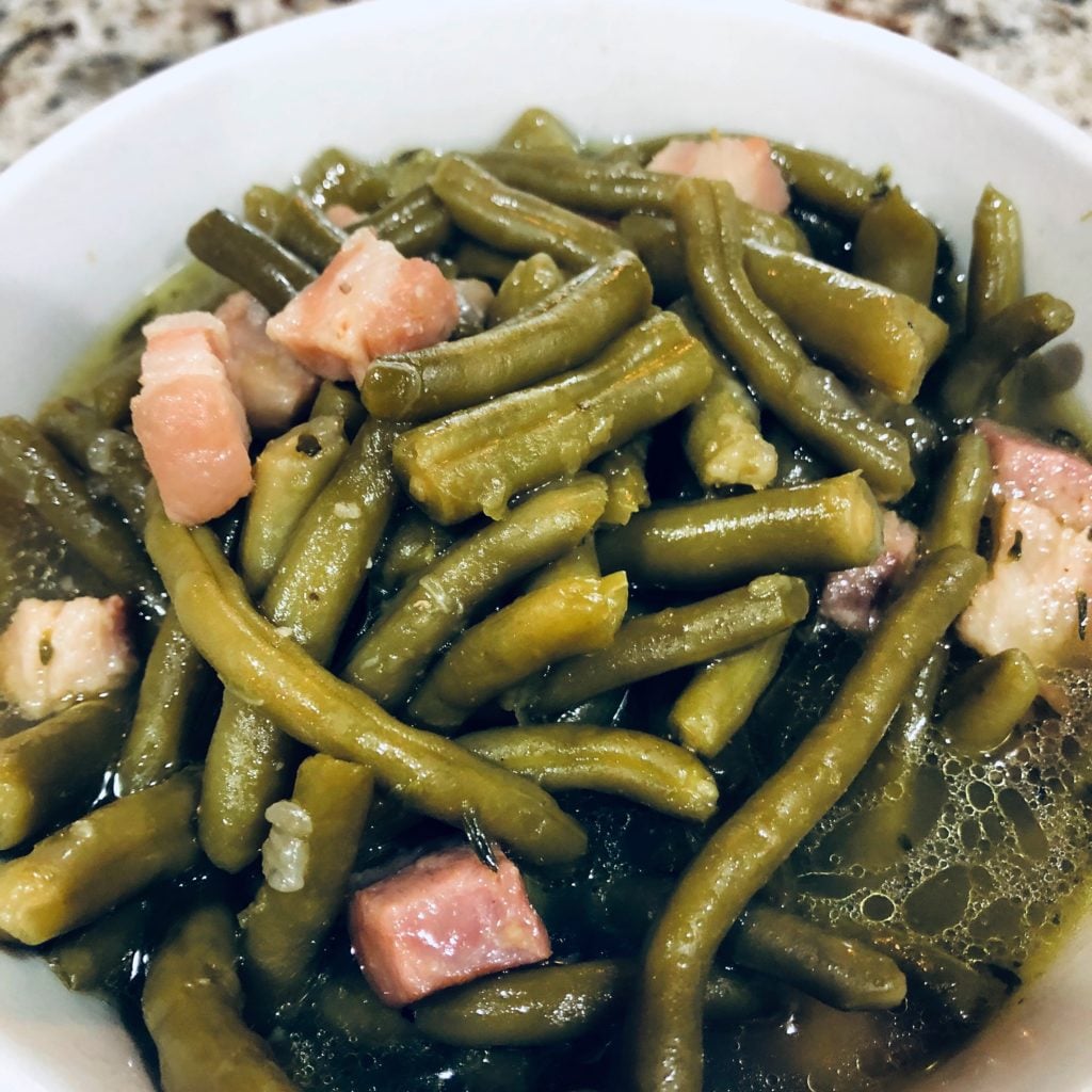 Easy Green Beans with Pork