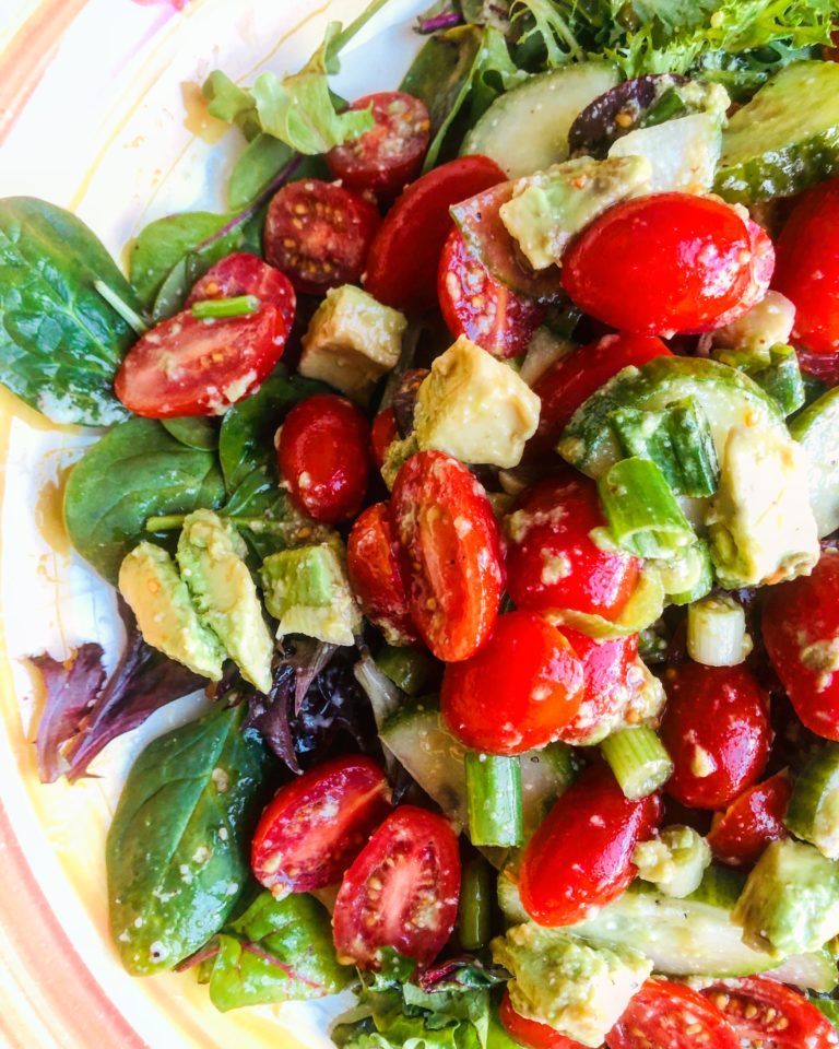 My Popular, Italian Salad with Lemon & Olive Oil Vinaigrette