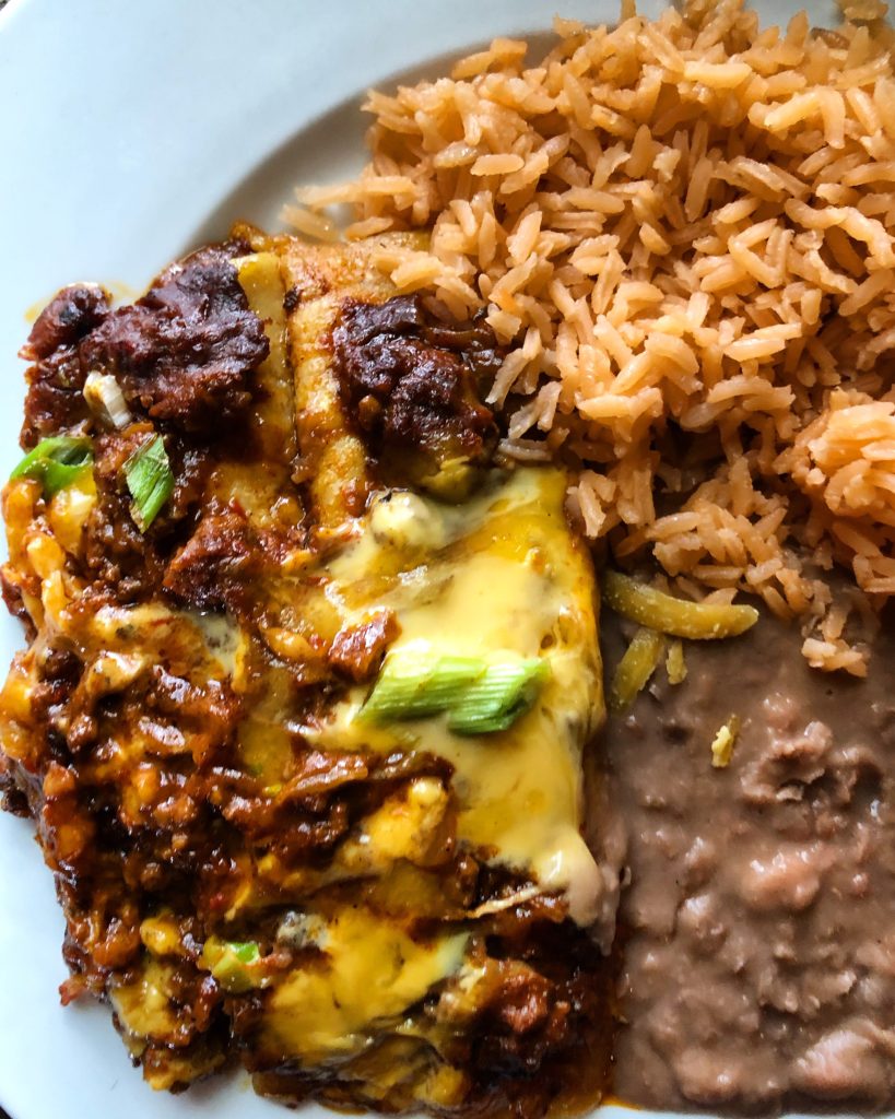 Enchiladas Chili Con Carne