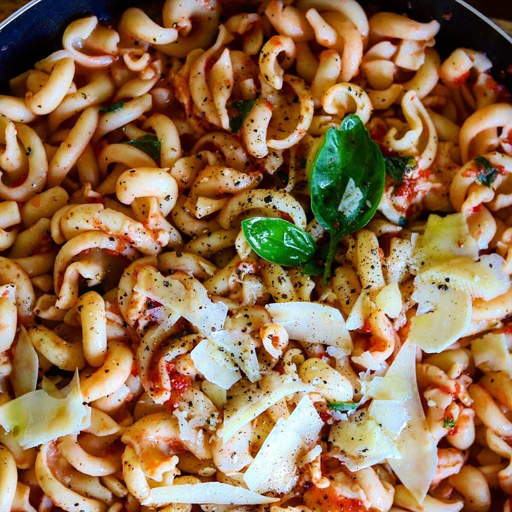 Pasta with No Cook Summer Tomato Sauce