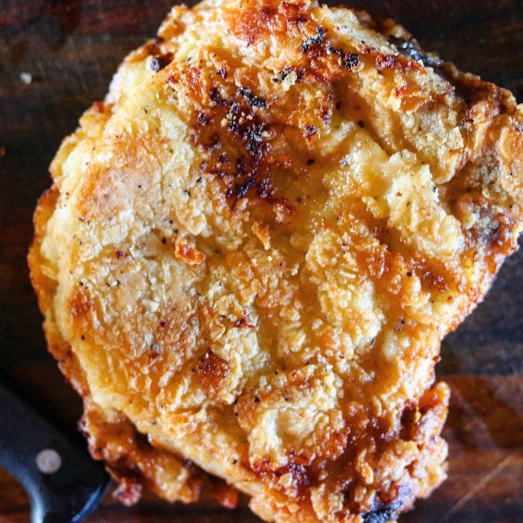 Buttermilk Brined Chicken Fried Pork Chops