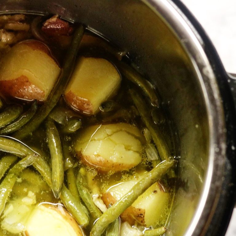 Fresh Green Beans and New Potatoes