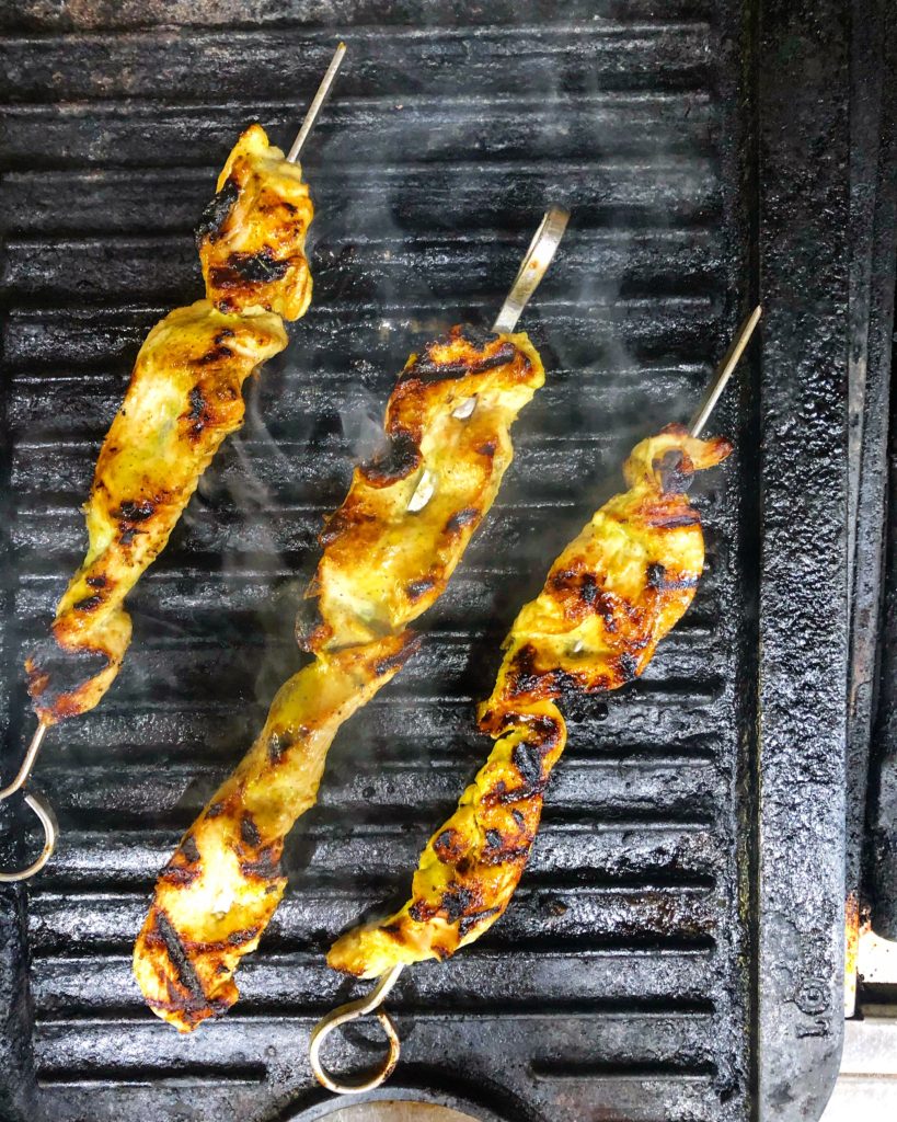 Fresh Corn & Summer Tomato Salad with Grilled Chicken