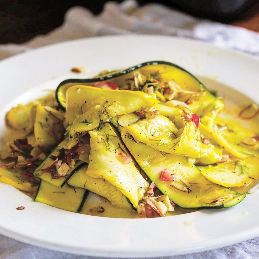Zucchini Crudo Salad with Fresh Dill