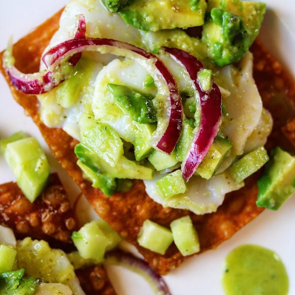 Scallops in Aguachile