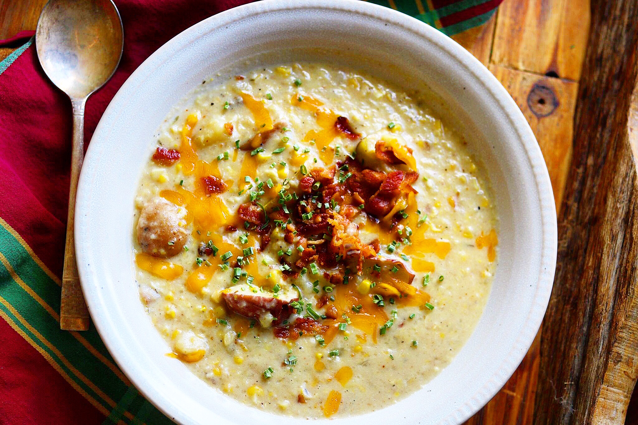 Instant Pot Potato Corn Chowder