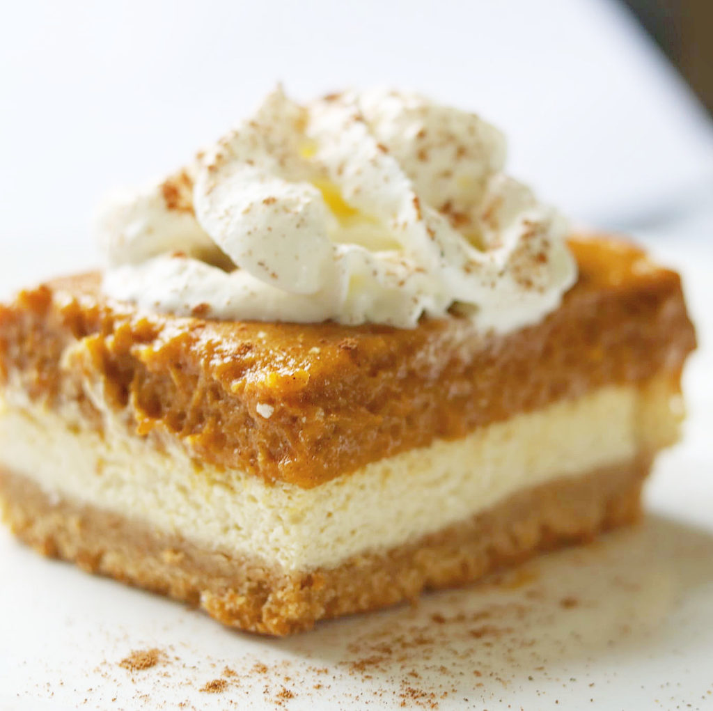 Pumpkin Cheesecake Bars