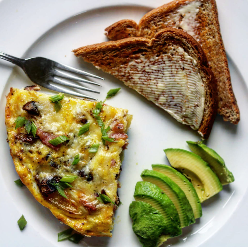 Ham and Mushroom Frittata