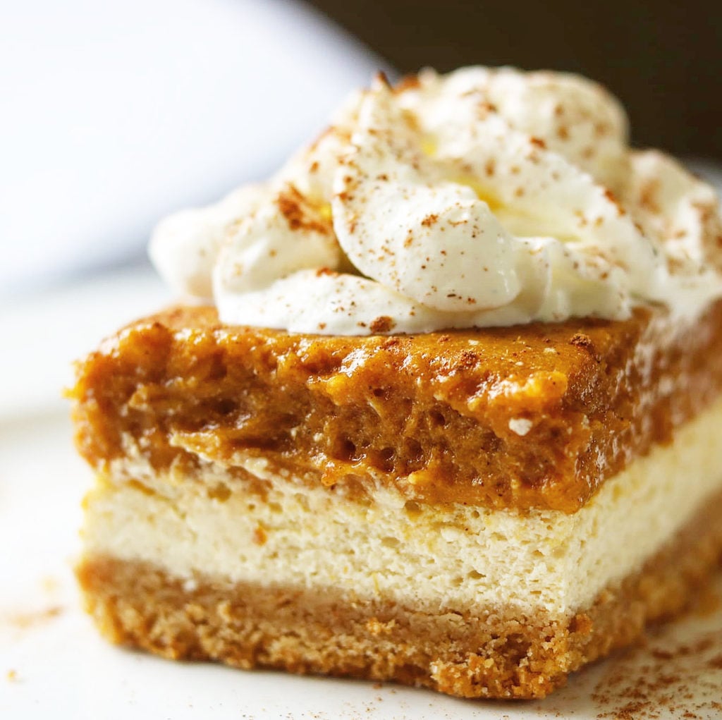 Pumpkin Cheesecake Bars
