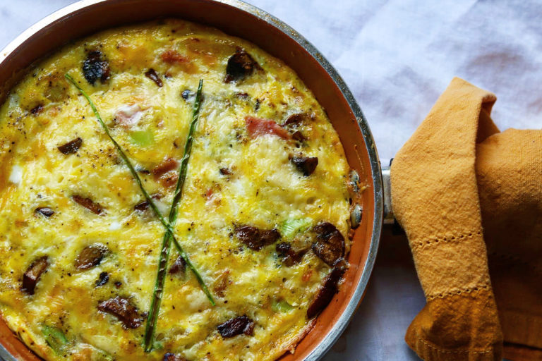 Ham and Mushroom Frittata