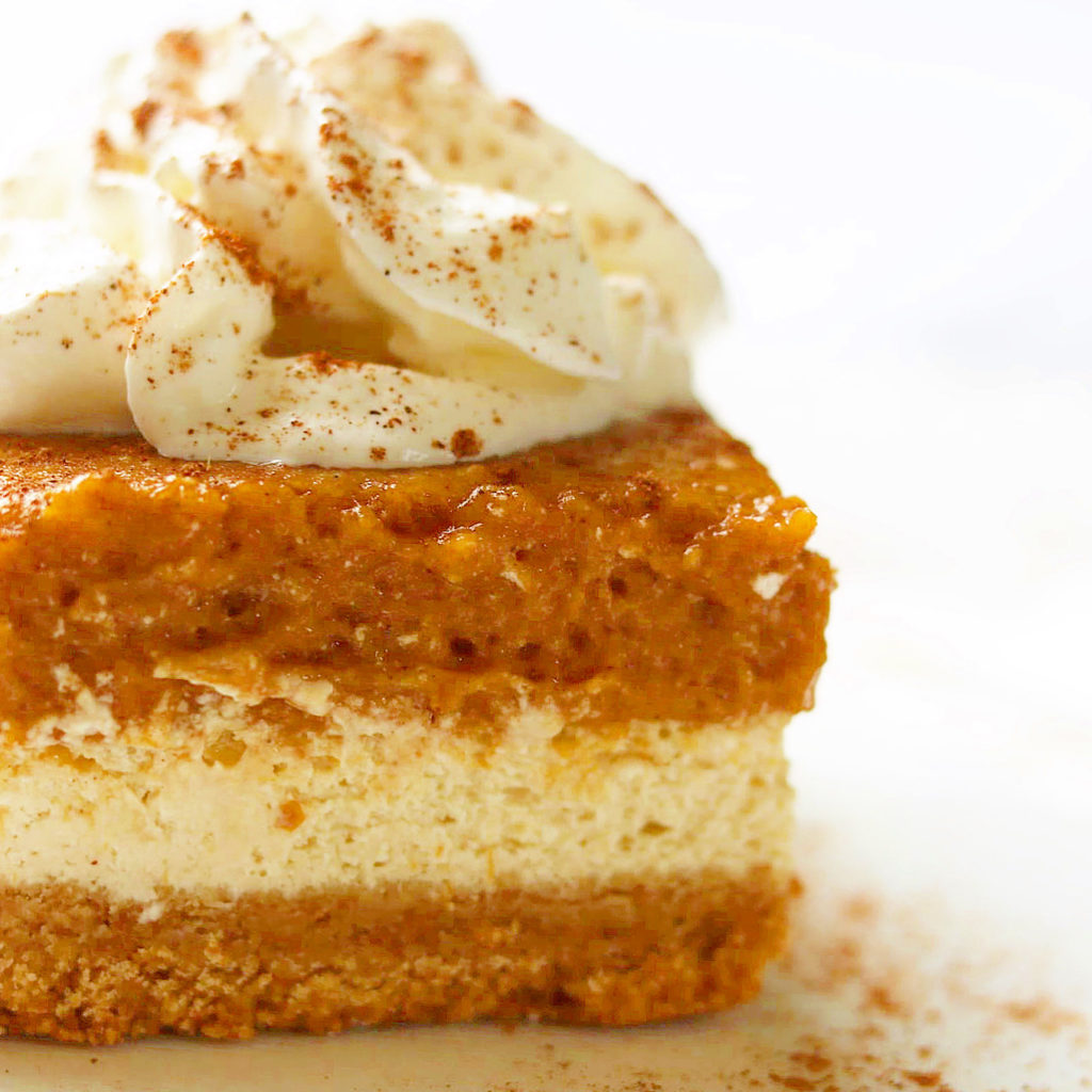 Pumpkin Cheesecake Bars