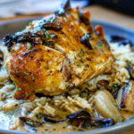 Roast Chicken with Sauce Chasseur
