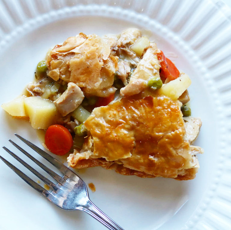 Leftover Thanksgiving Turkey Pot Pie