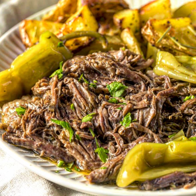 Super Easy Mississippi Pot Roast