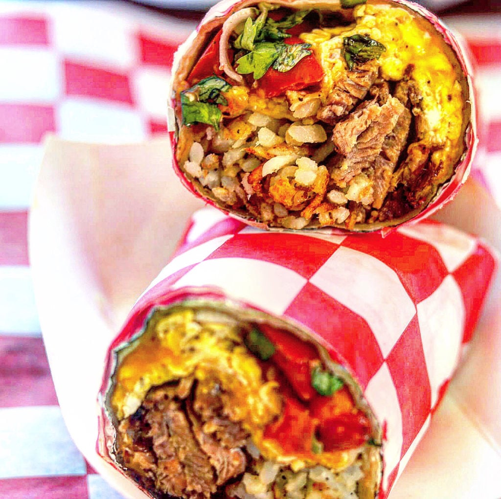 Brisket Breakfast Burritos