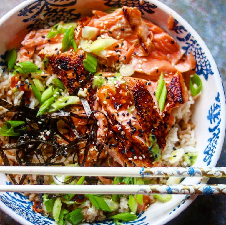 Salmon Rice Bowl