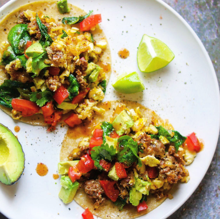 Super Greens Breakfast Tacos