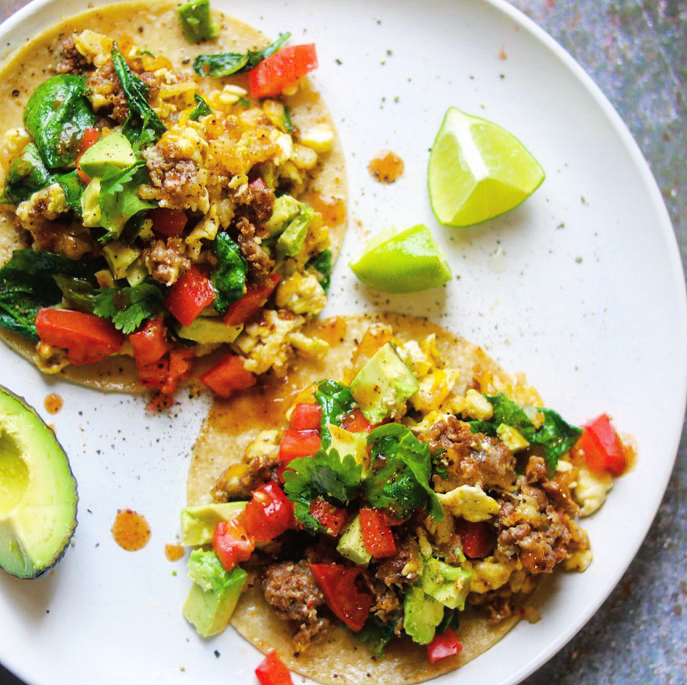 Super Greens Breakfast Tacos