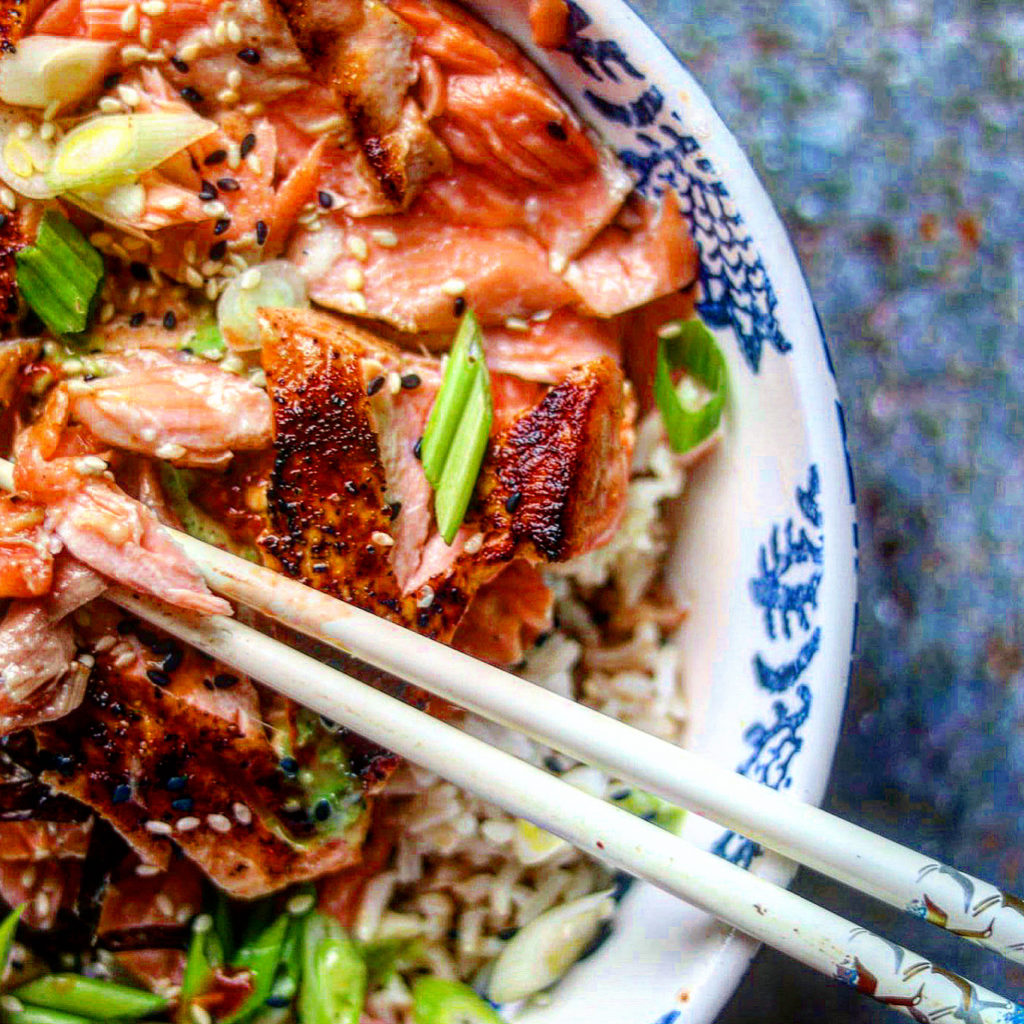 Salmon Rice Bowl