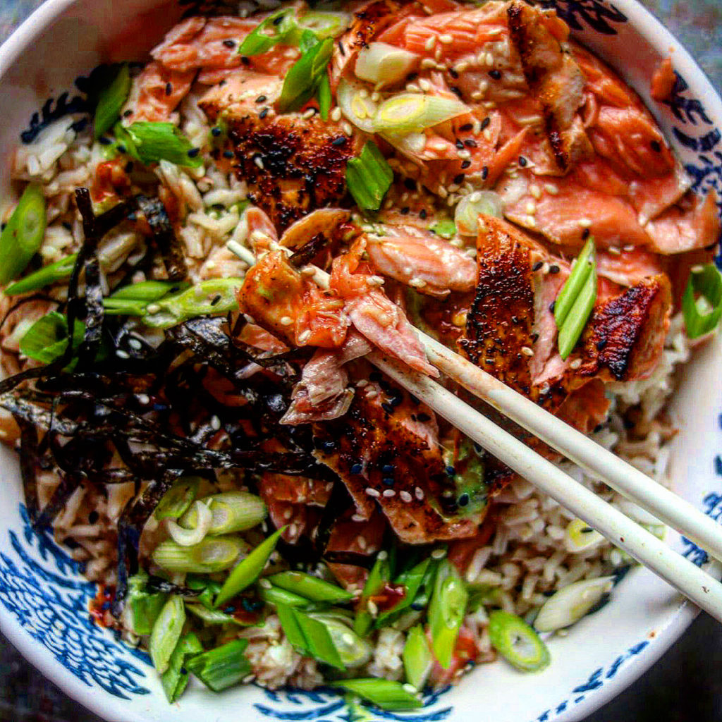 Salmon Rice Bowl