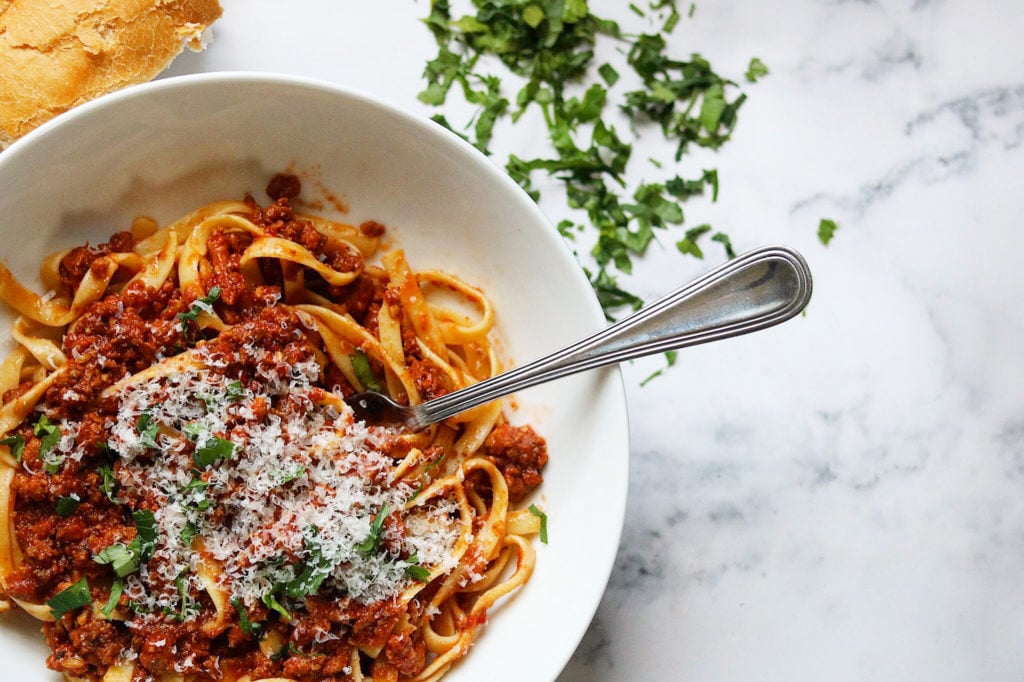 instant pot meat sauce with pasta