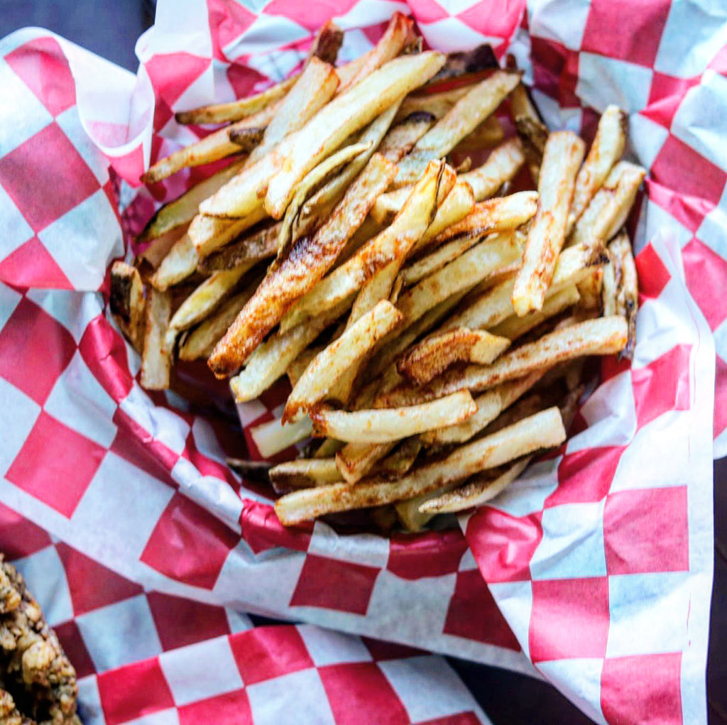 Hand cut fries