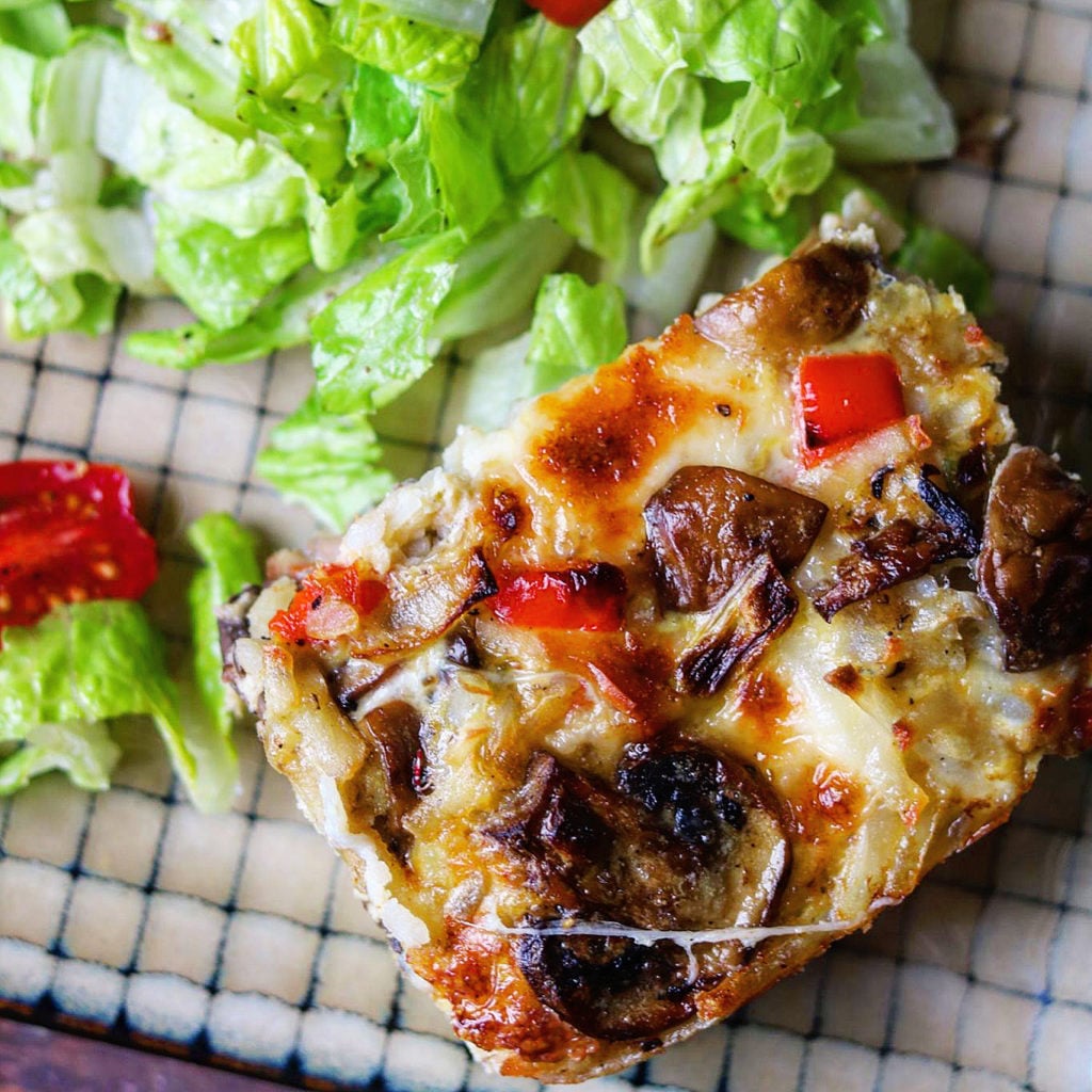 Sausage and Mushroom Breakfast Casserole