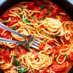 fresh tomato pasta.