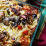 Sausage and Mushroom Breakfast Casserole
