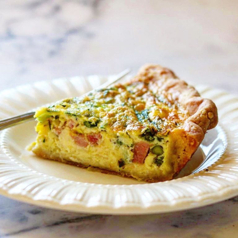 Asparagus and Ham Quiche