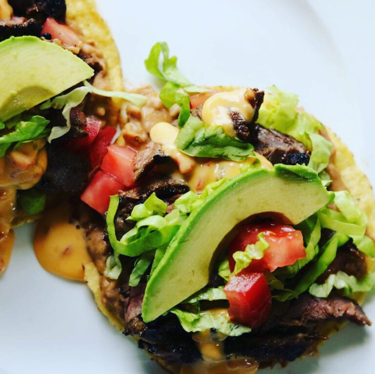 Skirt Steak Tostados