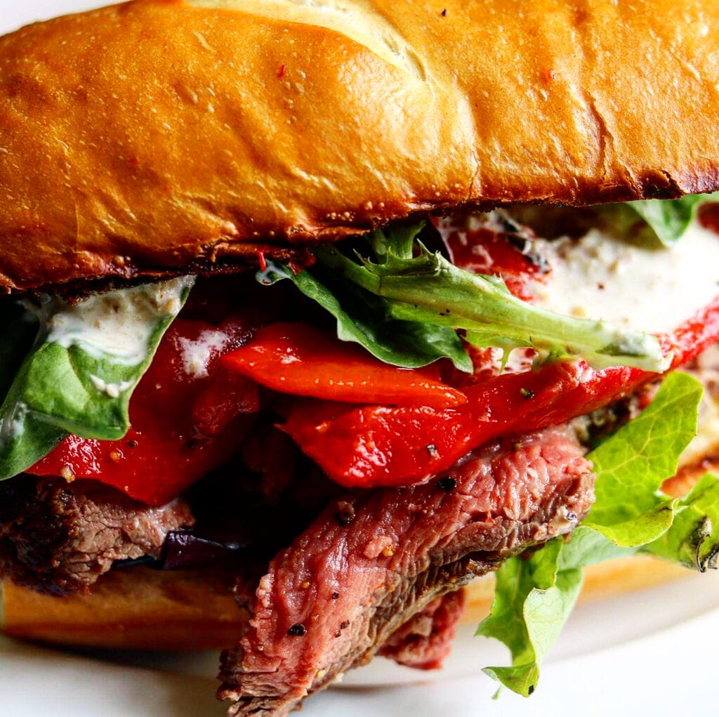 Beef Tenderloin French Dip with Homemade
