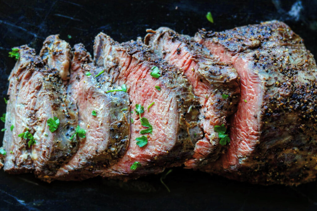 filet of beef with bernaise mayonnaise