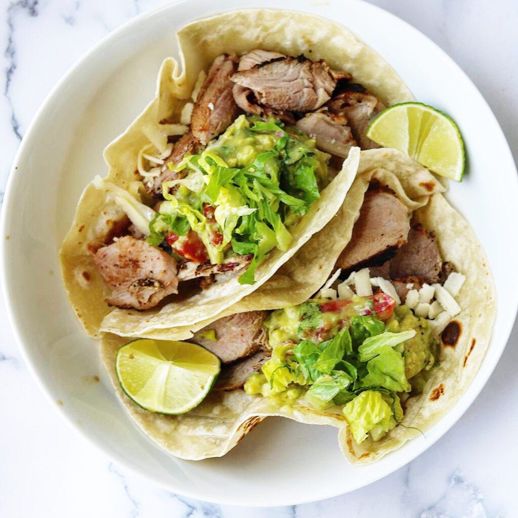 Mexican Spiced Pork Tenderloin Tacos