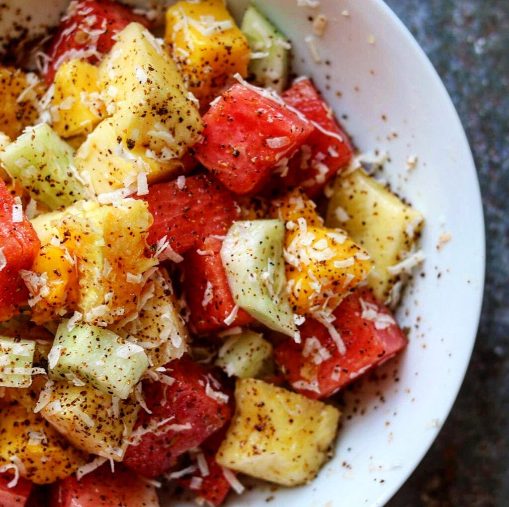 Spicy Summer Fruit Salad