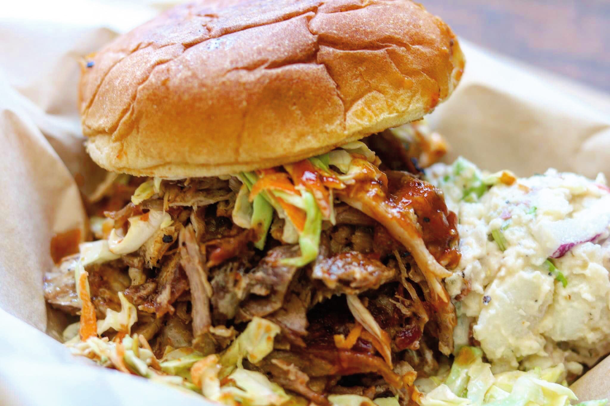 Texas Pulled Pork Sandwich