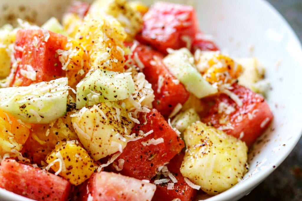 Spicy Summer Fruit Salad
