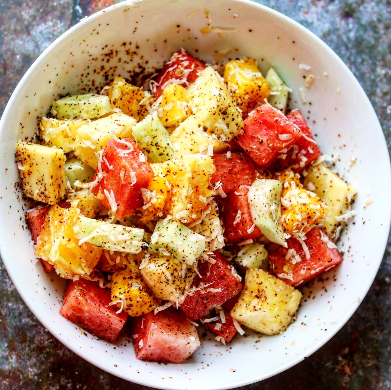 Spicy Summer Fruit Salad