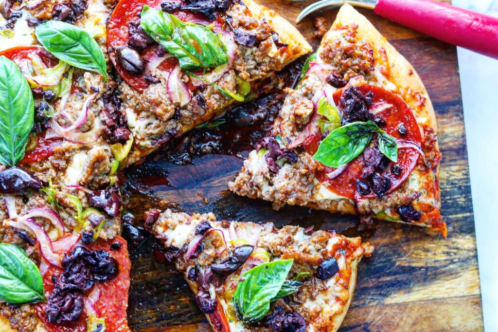 Sausage & Pepperoni Pizza