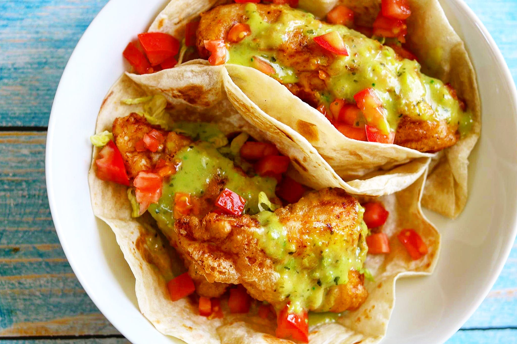 Beer Battered Fish Tacos