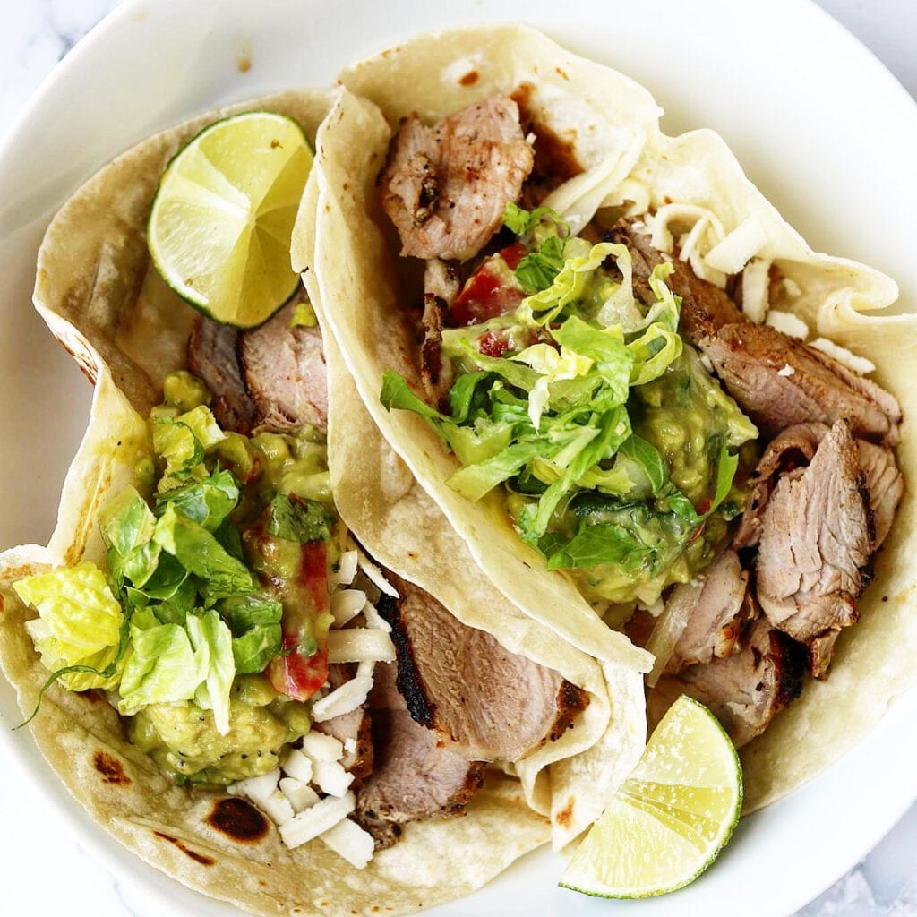Mexican Spiced Pork Tenderloin Tacos