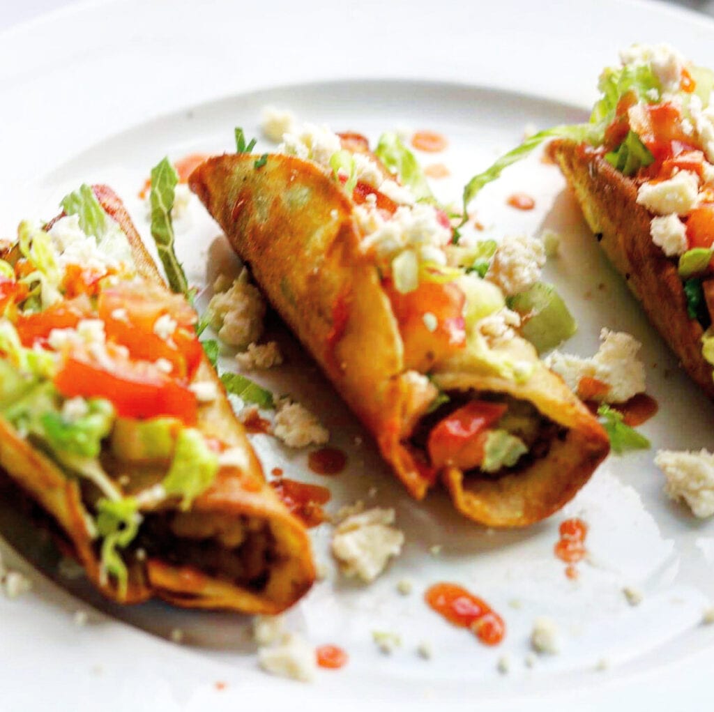 Chorizo and Potato Taquitos