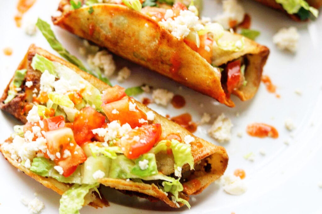Chorizo and Potato Taquitos