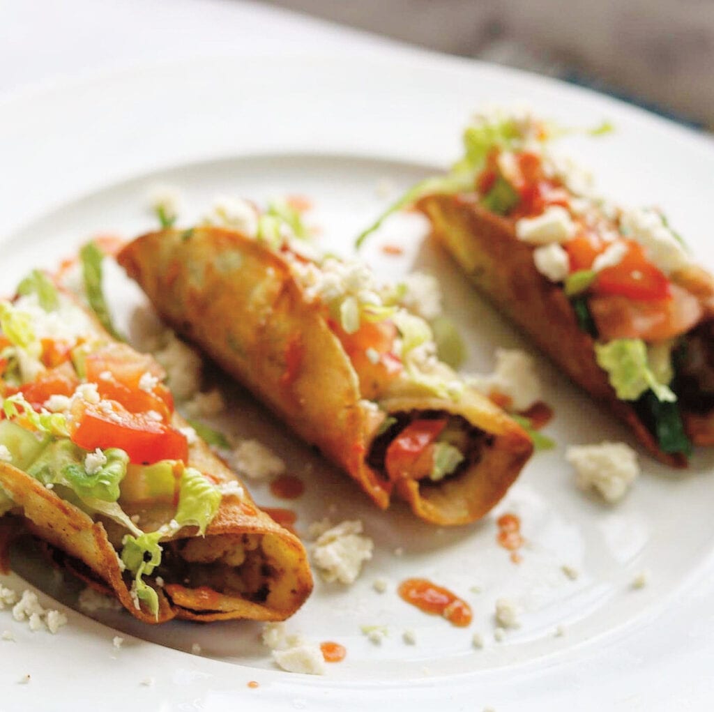 Chorizo and Potato Taquitos