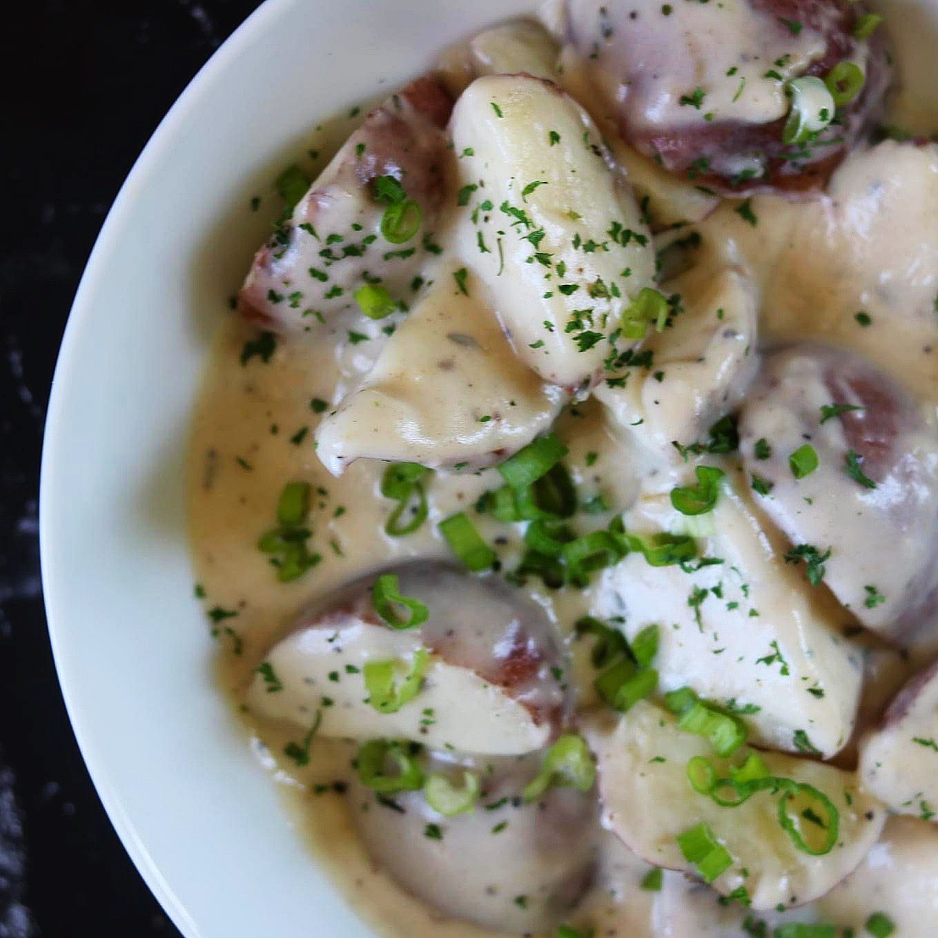Creamed New Potatoes