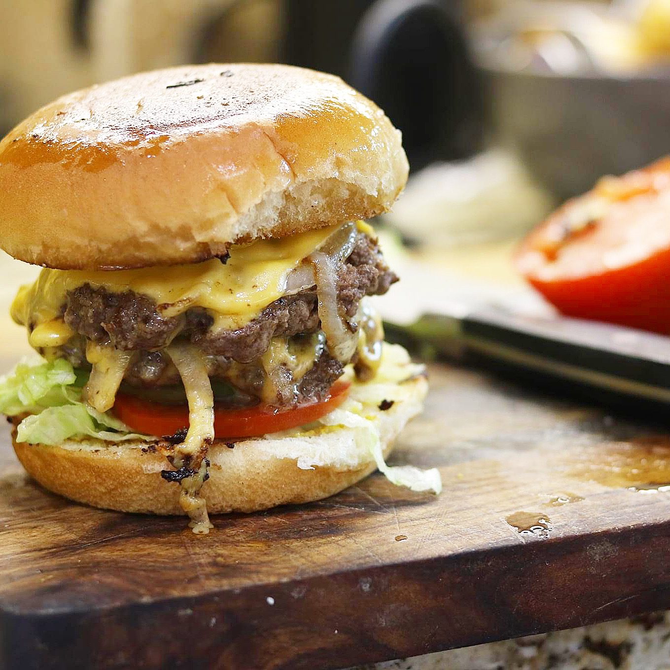 Double Meat, Double Cheese Smashburger